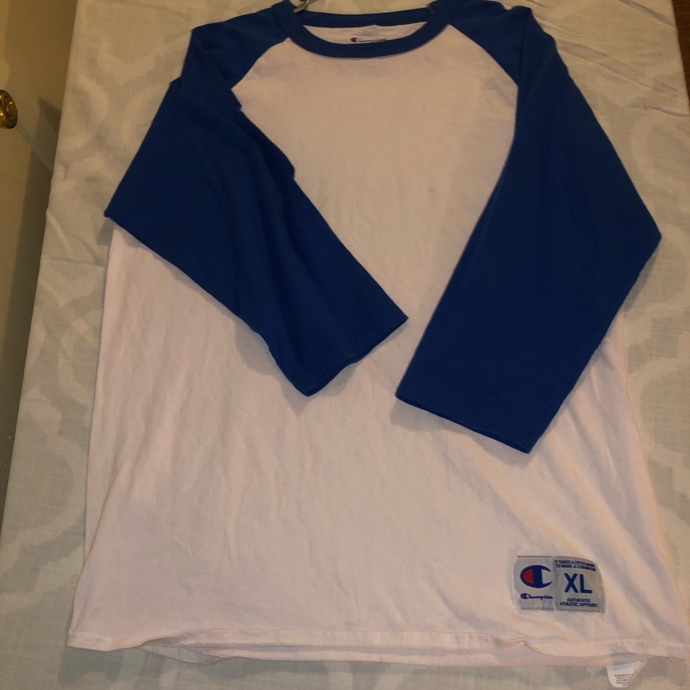 🔥 Vintage Champion quarter sleeve T